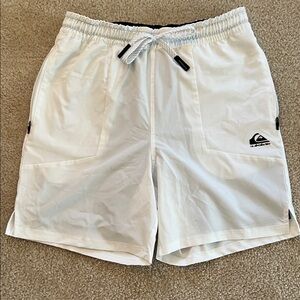 Quiksilver Classic White Swim Shorts